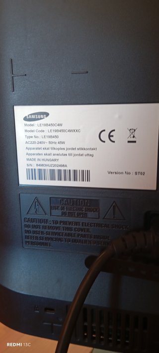 Televisión Samsung 14 Impecable
