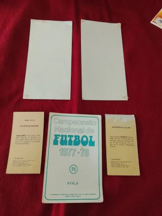 1974 AYALA GÁRATE ADELARDO ATLÉTICO DE MADRID LOTE