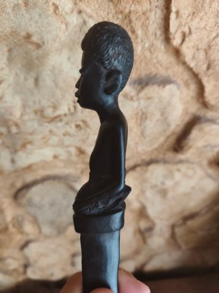 Abrecartas Antiguo de Madera de Ébano Africa
