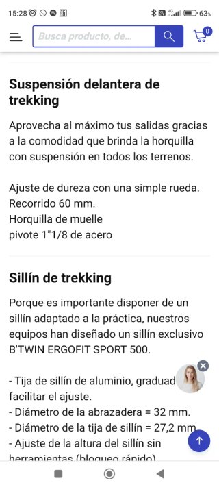 Bicicleta Riverside 500 Decathlon