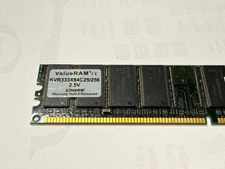Memoria RAM Kingston 256MB KVR333X64C25/256