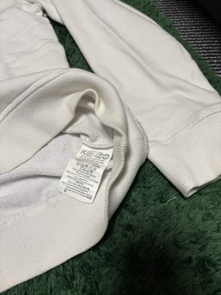 Sudadera Kenzo XL Blanca y Dorada Hombre Oferta