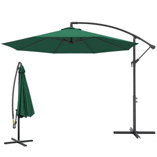 Ombrellone da Giardino 3x2.5 m Inclinabile Base