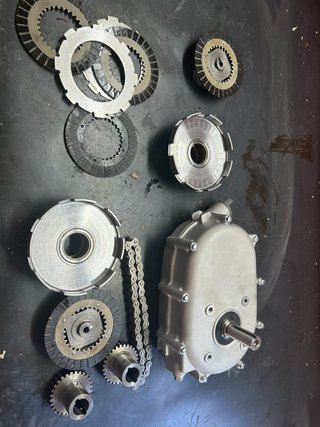 Embrague y Reductora Honda GX Kart