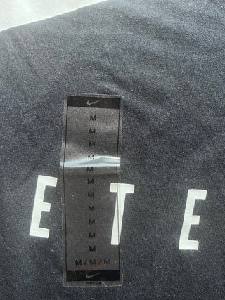 T-shirt Nike Athlete M Nera Nuova con Cartellino
