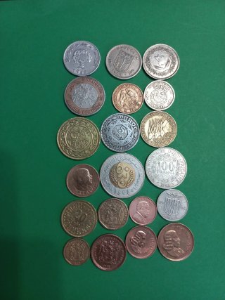Lote de monedas antiguas Africanas