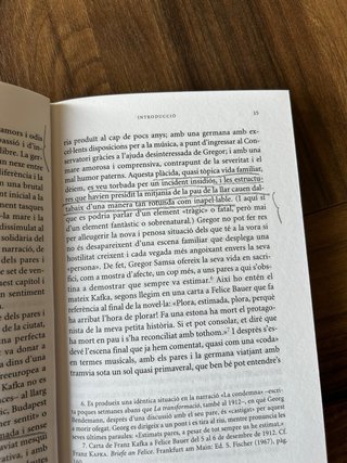 La transformació La metamorfosi