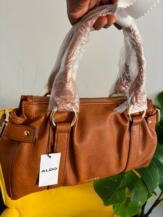 Bolso Aldo Marrón con Candado Dorado