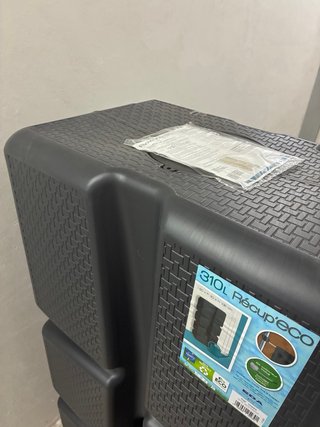 Depósito de Agua 310L EDA Gris Antracita.