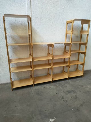 Alquiler Estantería Madera Dinamarca Mid Century