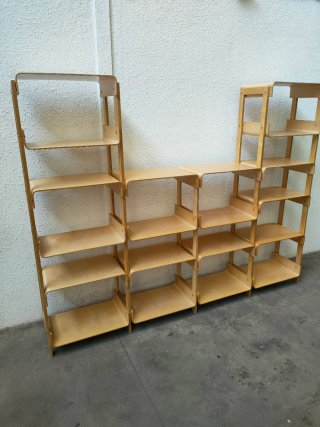 Alquiler Estantería Madera Dinamarca Mid Century
