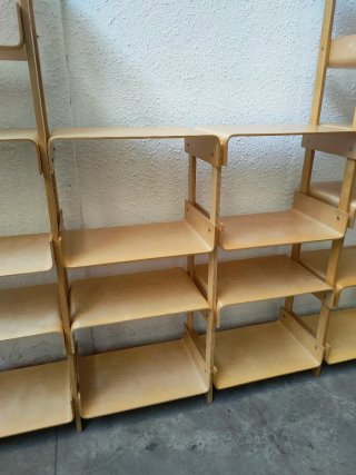 Alquiler Estantería Madera Dinamarca Mid Century