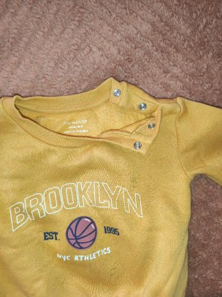 Conjunto bebé amarillo mostaza Brooklyn 3-6m//68cm