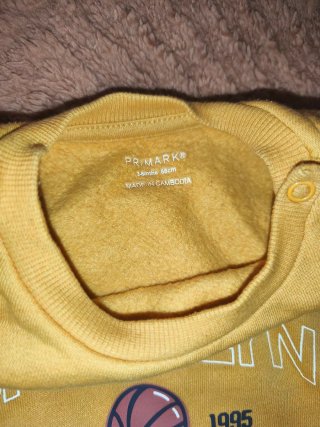 Conjunto bebé amarillo mostaza Brooklyn 3-6m//68cm