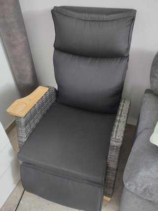 Butaca Mimbre Abatible Nueva
