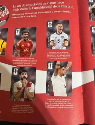 Colección Cromos Coca Cola Mundial