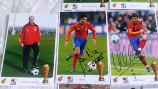 25 Postales Selección Española Fútbol
