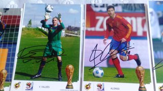 25 Postales Selección Española Fútbol