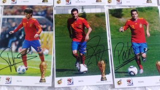 25 Postales Selección Española Fútbol