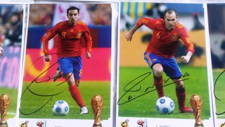 25 Postales Selección Española Fútbol