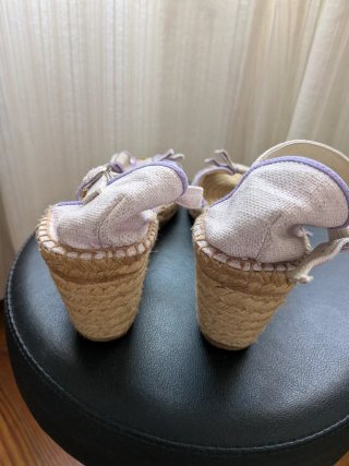 Sandalias Esparto Talla 39 Lila