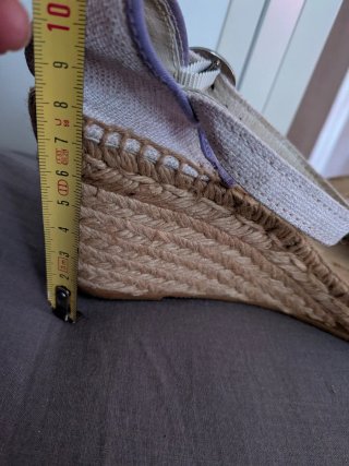 Sandalias Esparto Talla 39 Lila