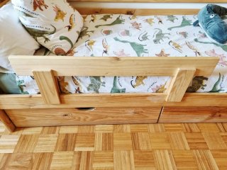 Cama nido Lufe con cajones y barrera