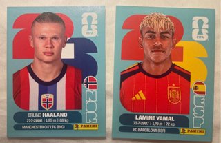 Cromo Erling Haaland y Lamine Yamal  Mundial 2026