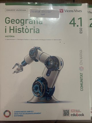 Geografia i Història, 4 ESO, Comunitat Valencia...