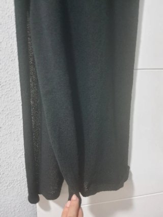 Vestido largo Pull&Bear negro talla S