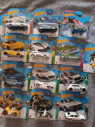 Lote de 10 Coches Hot Wheels