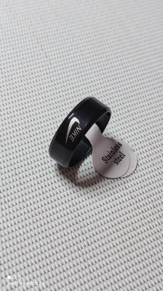 Anillo Nike Acero Inoxidable Talla 19
