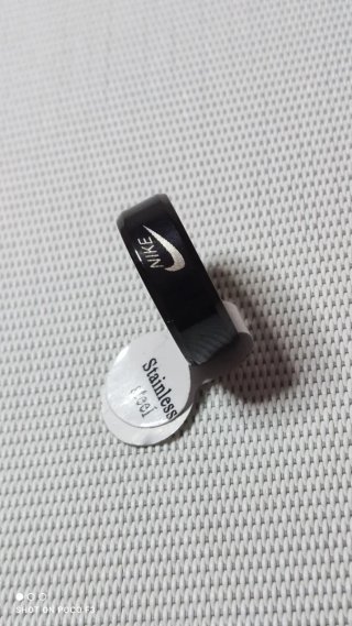 Anillo Nike Acero Inoxidable Talla 19