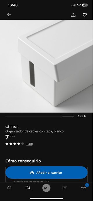 Organizador de cables IKEA SÄTTING
