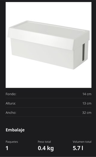 Organizador de cables IKEA SÄTTING