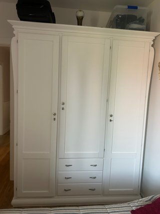 Armario blanco 3 puertas