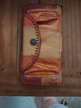 Cartera patchwork multicolor