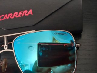 Gafas de Sol Carrera Azules y Plateadas