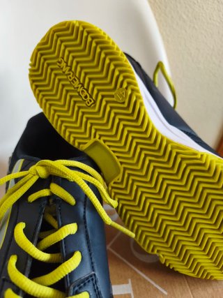Zapatillas Hombre Talla 41 Azul y Amarillo