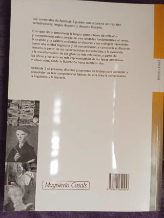 Apóstrofe 2, Bachillerato lengua y literatura