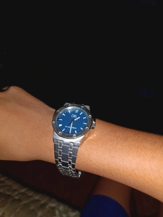 Reloj D&S Negro y Plateado