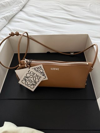Bolso Pouch Joya Loewe Marrón