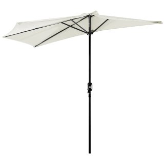 Ombrellone Semicircolare da Giardino 2.7x1.5 m