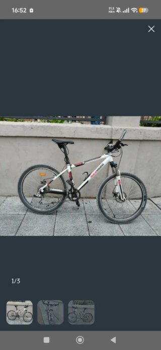Bicicleta Rockrider 26 Blanca