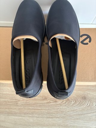 Mocasines Ecco Negro Talla 40
