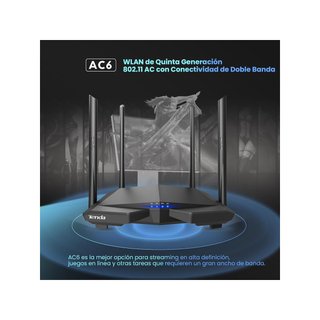 Tenda AC6 Router inalámbrico doble banda