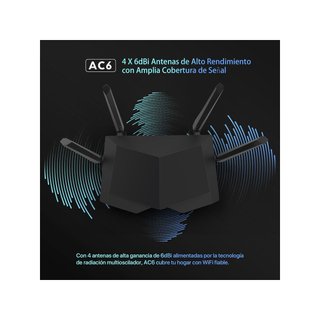 Tenda AC6 Router inalámbrico doble banda