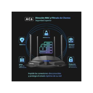 Tenda AC6 Router inalámbrico doble banda