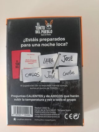 Juego de mesa El Tonto del Pueblo