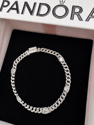 Pulsera Pandora Corazón Plata